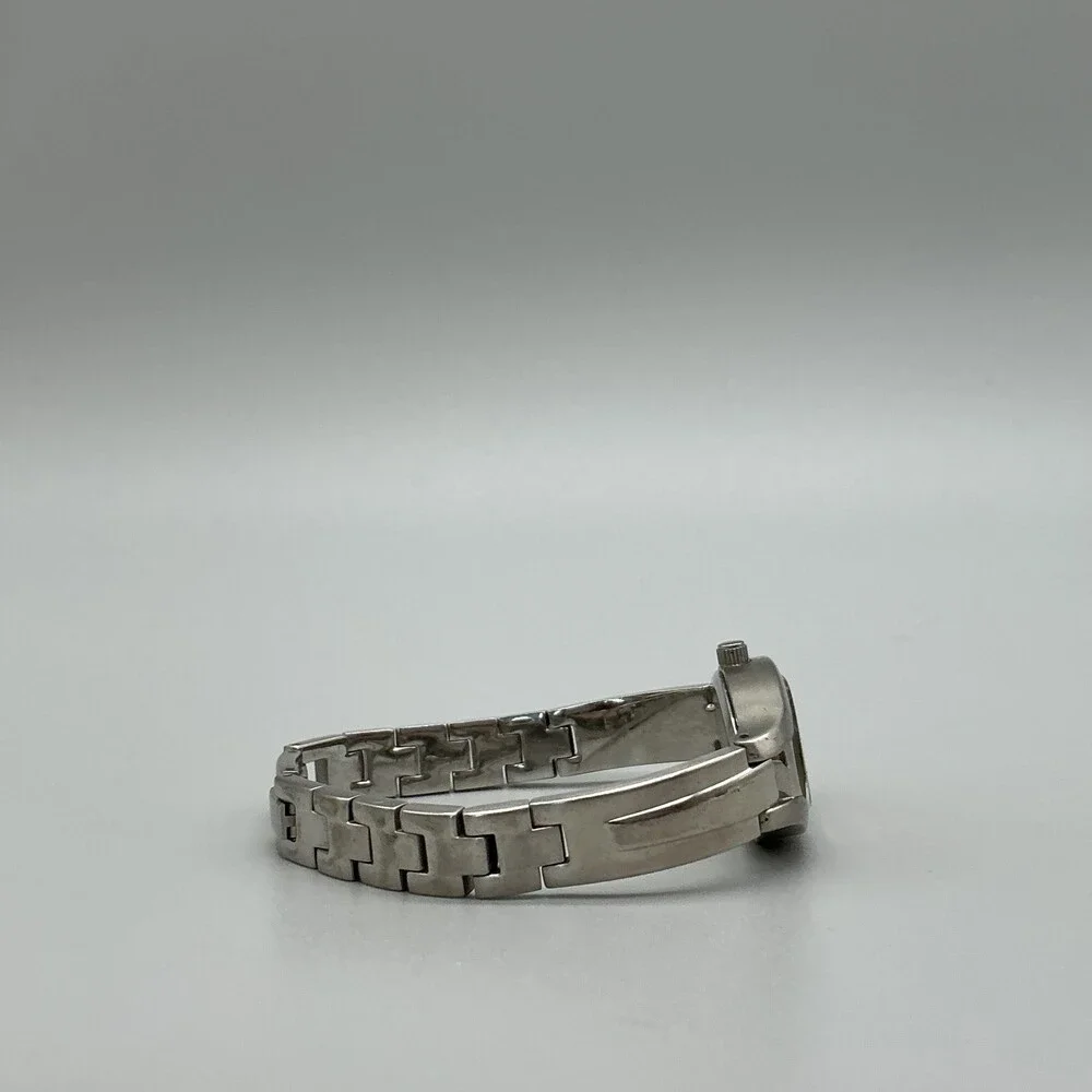 Fossil F2 ES-9149 Womens Watch 20mm Oval Silver Tone Stainless New Battery 6.25